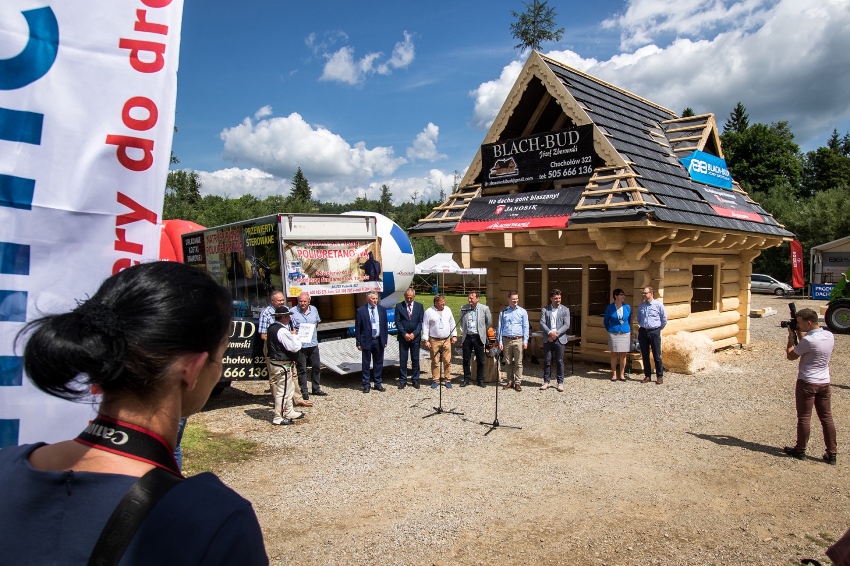 III Edycja Międzynarodowych Targów Cieśli,  I Targi Dekarzy Chochołów 09-11.08.2019 "Otwarcie"